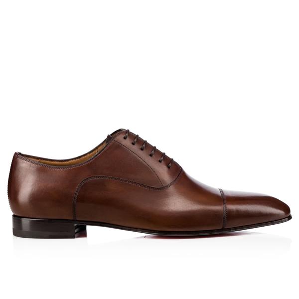 Christian Louboutin Greggo Men Shoes | Color Brown New