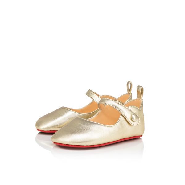 Christian Louboutin Baby Love Chick Kids Unisex Shoes | Color Gold