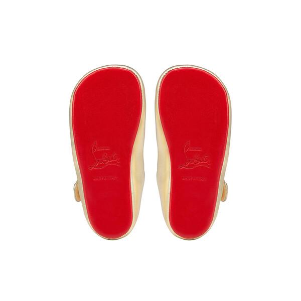 Christian Louboutin Baby Love Chick Kids Unisex Shoes | Color Gold