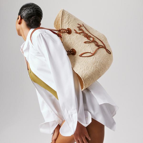 Christian Louboutin Cabata Large Women Bags | Color Beige