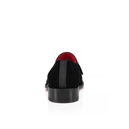 Christian Louboutin Chambelimoc Night Strass Men Shoes | Color Black