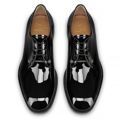 Christian Louboutin Chambelink Strass Men Shoe | Color Black