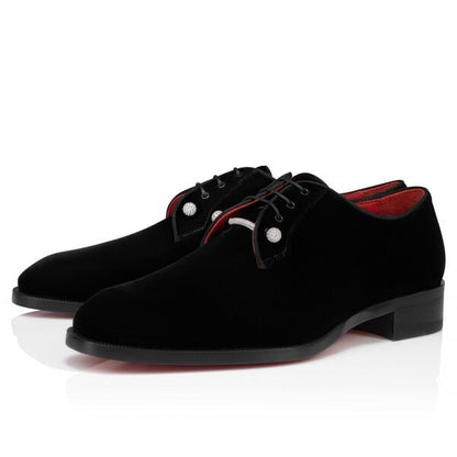 Christian Louboutin Chambelink Strass Men Shoe | Color Silver