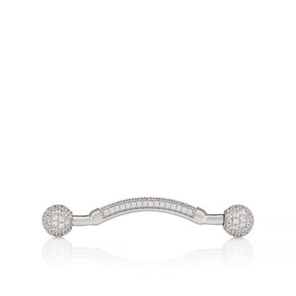 Christian Louboutin Chambelink Strass Men Shoe | Color Silver