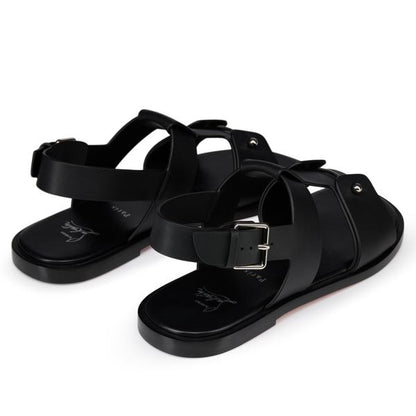 Christian Louboutin Chambeliss Sandal Men Shoes | Color Black