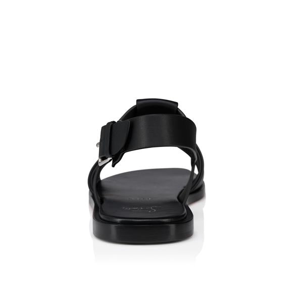 Christian Louboutin Chambeliss Sandal Men Shoes | Color Black