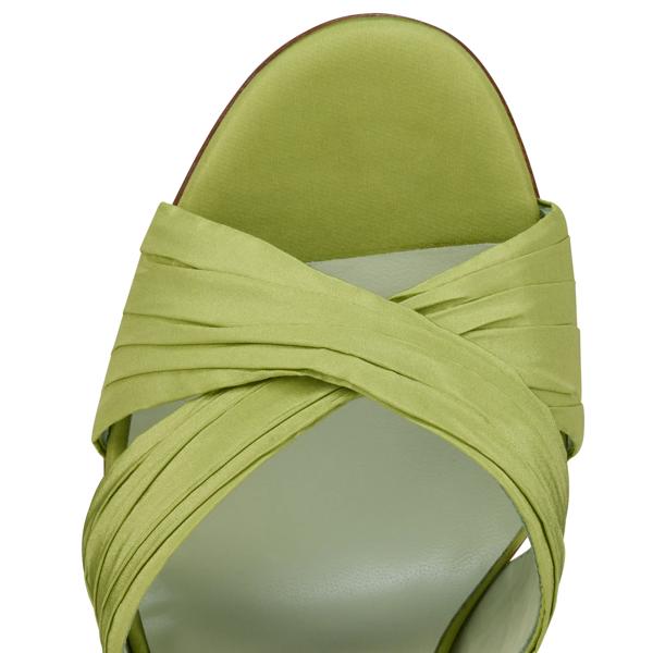 Christian Louboutin Affabula Lace Up Women Shoes | Color Green