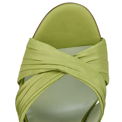 Christian Louboutin Affabula Lace Up Women Shoes | Color Green