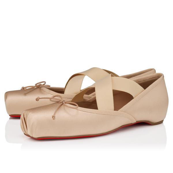 Christian Louboutin Cassiasticina Women Shoes | Color Nude