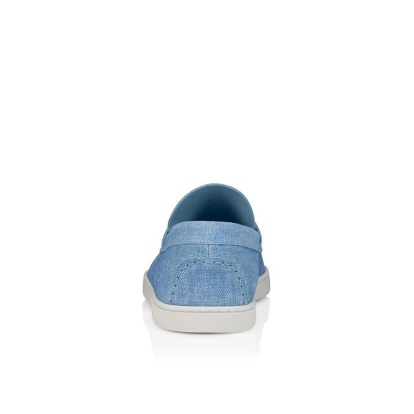 Christian Louboutin Chambeliboat Men Shoes | Color New Blue