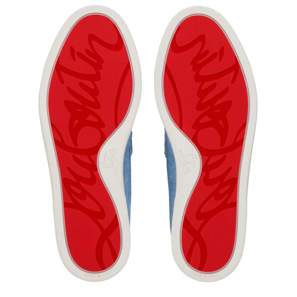 Christian Louboutin Chambeliboat Men Shoes | Color New Blue