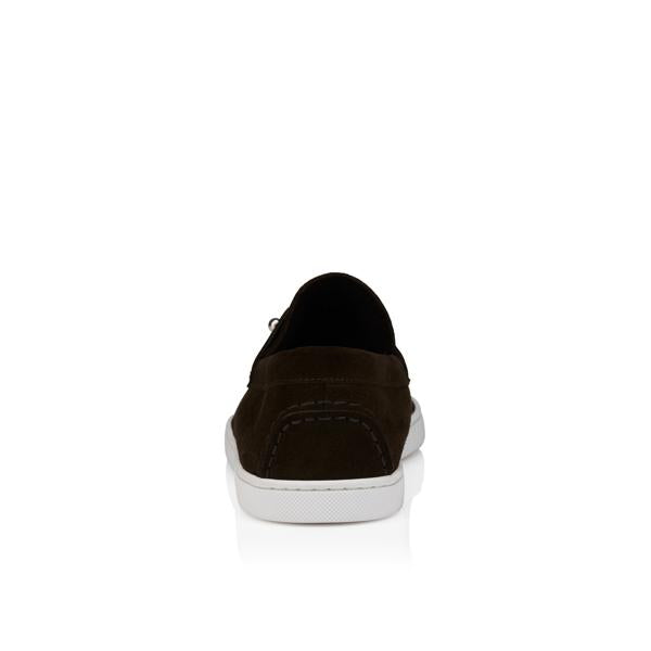 Christian Louboutin Chambeliboat Men Shoes | Color Brown New