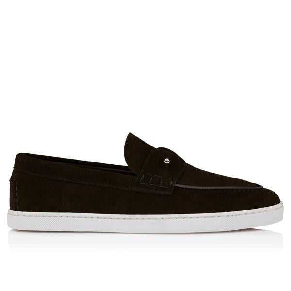 Christian Louboutin Chambeliboat Men Shoes | Color Brown New