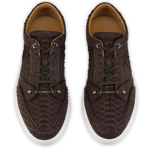Christian Louboutin Chambelisneak Men Shoes | Color Brown New