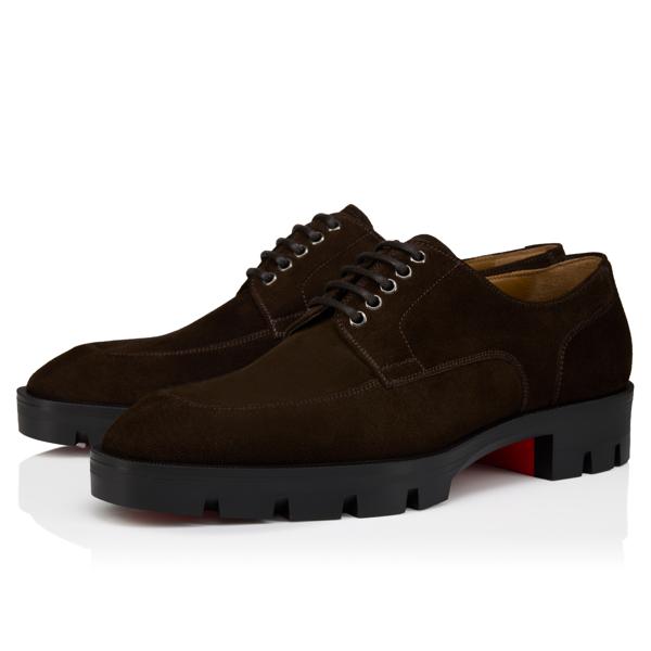 Christian Louboutin Davisol Lion Men Shoes | Color Brown New