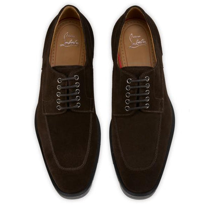 Christian Louboutin Davisol Lion Men Shoes | Color Brown New