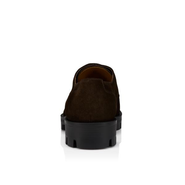 Christian Louboutin Davisol Lion Men Shoes | Color Brown New