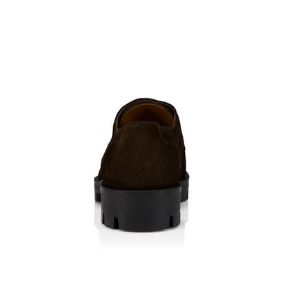 Christian Louboutin Davisol Lion Men Shoes | Color Brown New