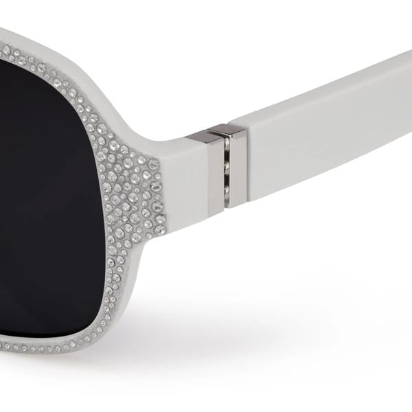 Christian Louboutin Diamond Roller Lb0032 Men Eyewear | Color White