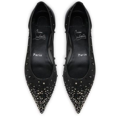 Christian Louboutin Miss Z Degrastrassina Perla Women Shoes | Color Black