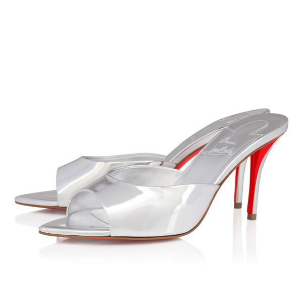 Christian Louboutin Miss Z Mule Women Shoes | Color Silver