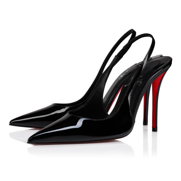 Christian Louboutin Miss Z Sling Back Women Shoes | Color Black