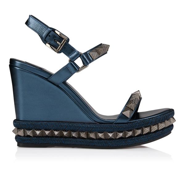 Christian Louboutin Pyra Clou Women Shoes | Color New_blue
