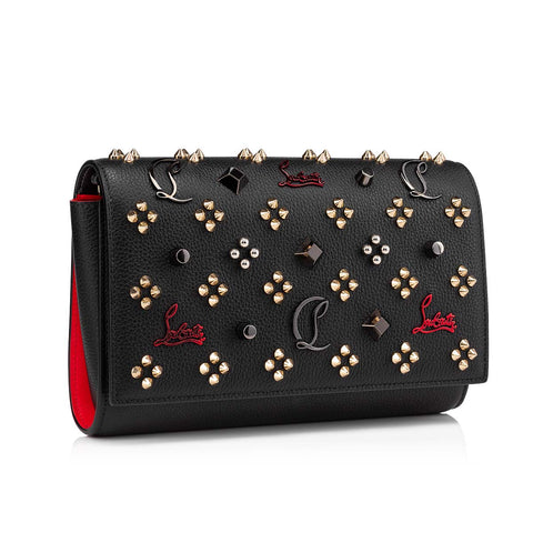 Christian Louboutin Paloma Clutch Bags Black          